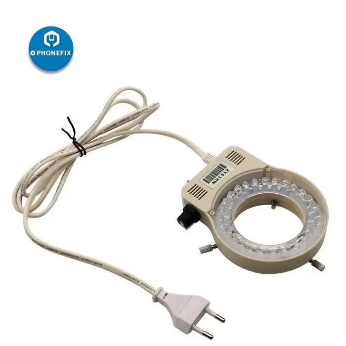 110V 220V Adjustable LED Ring Light Lamp for Microscope Camera