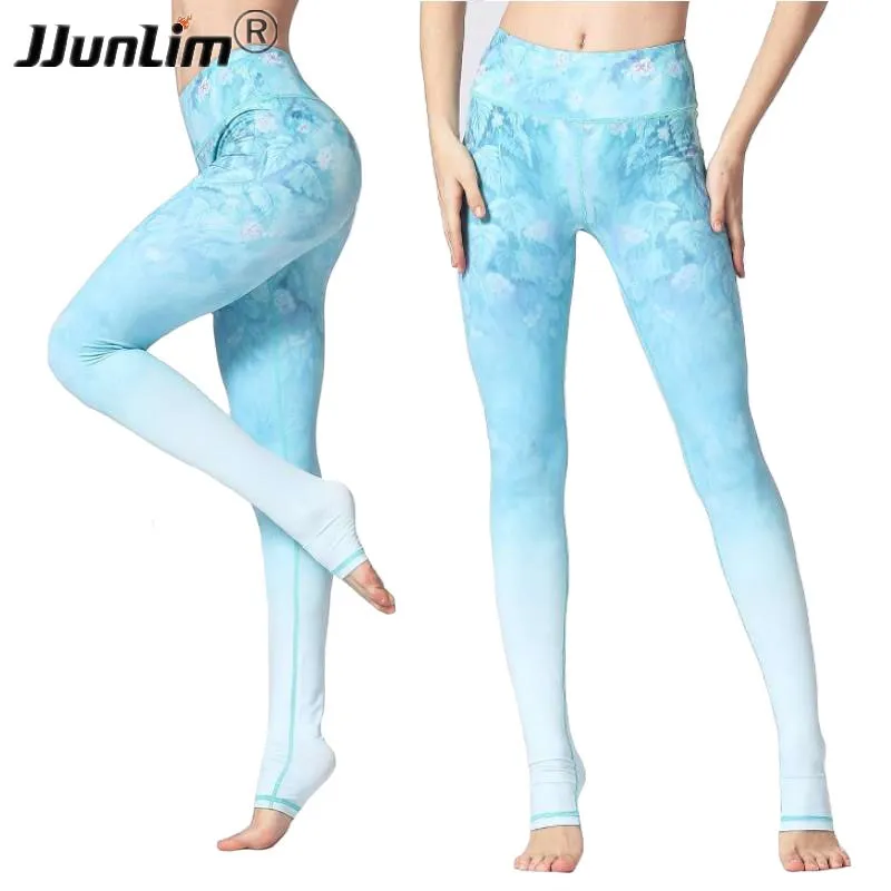 2018 Printed Yoga Pants Women High Waist Yoga Leggings for Fitness Sports Tight Pants Seamless Running Leggings Sport Trousers