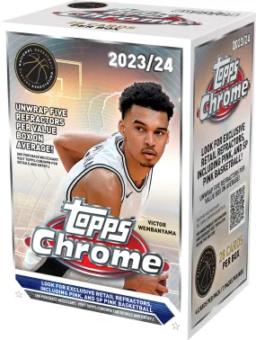 2023-2024 Topps Chrome Basketball Blaster Box