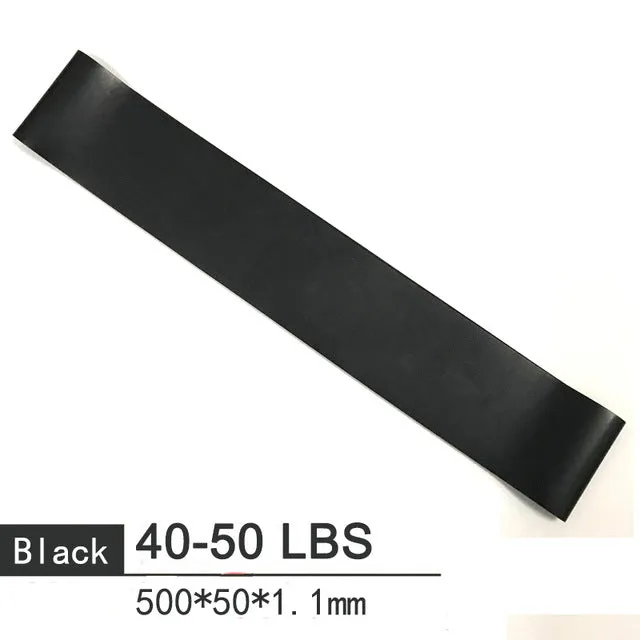 500mm Yoga Tension Latex Loop Gym Crossfit Strength Resistance Bands Fitness Women Pilates Set Elastic Training Workout Expander
