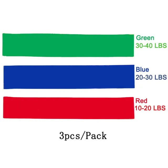 500mm Yoga Tension Latex Loop Gym Crossfit Strength Resistance Bands Fitness Women Pilates Set Elastic Training Workout Expander