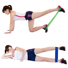 500mm Yoga Tension Latex Loop Gym Crossfit Strength Resistance Bands Fitness Women Pilates Set Elastic Training Workout Expander