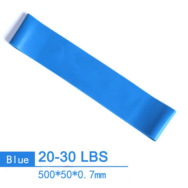 500mm Yoga Tension Latex Loop Gym Crossfit Strength Resistance Bands Fitness Women Pilates Set Elastic Training Workout Expander