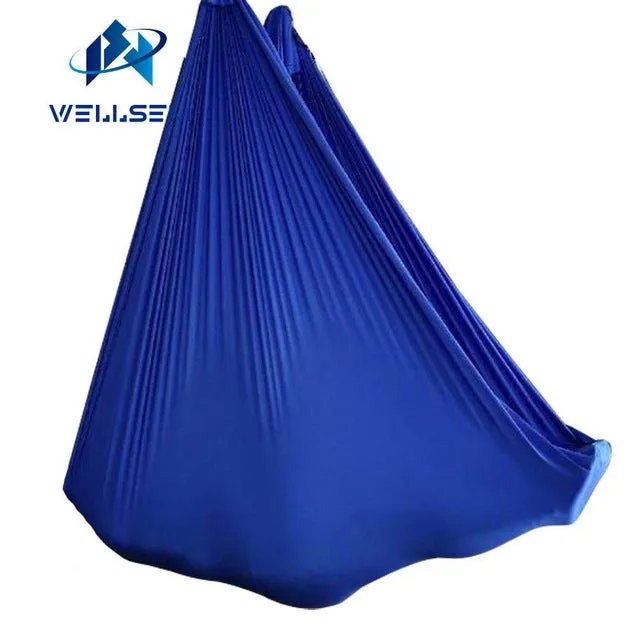 5m sets lavender purple color flying Yoga Hammock Swing Trapeze Anti-Gravity Inversion Aerial Traction Devicefor home& studio