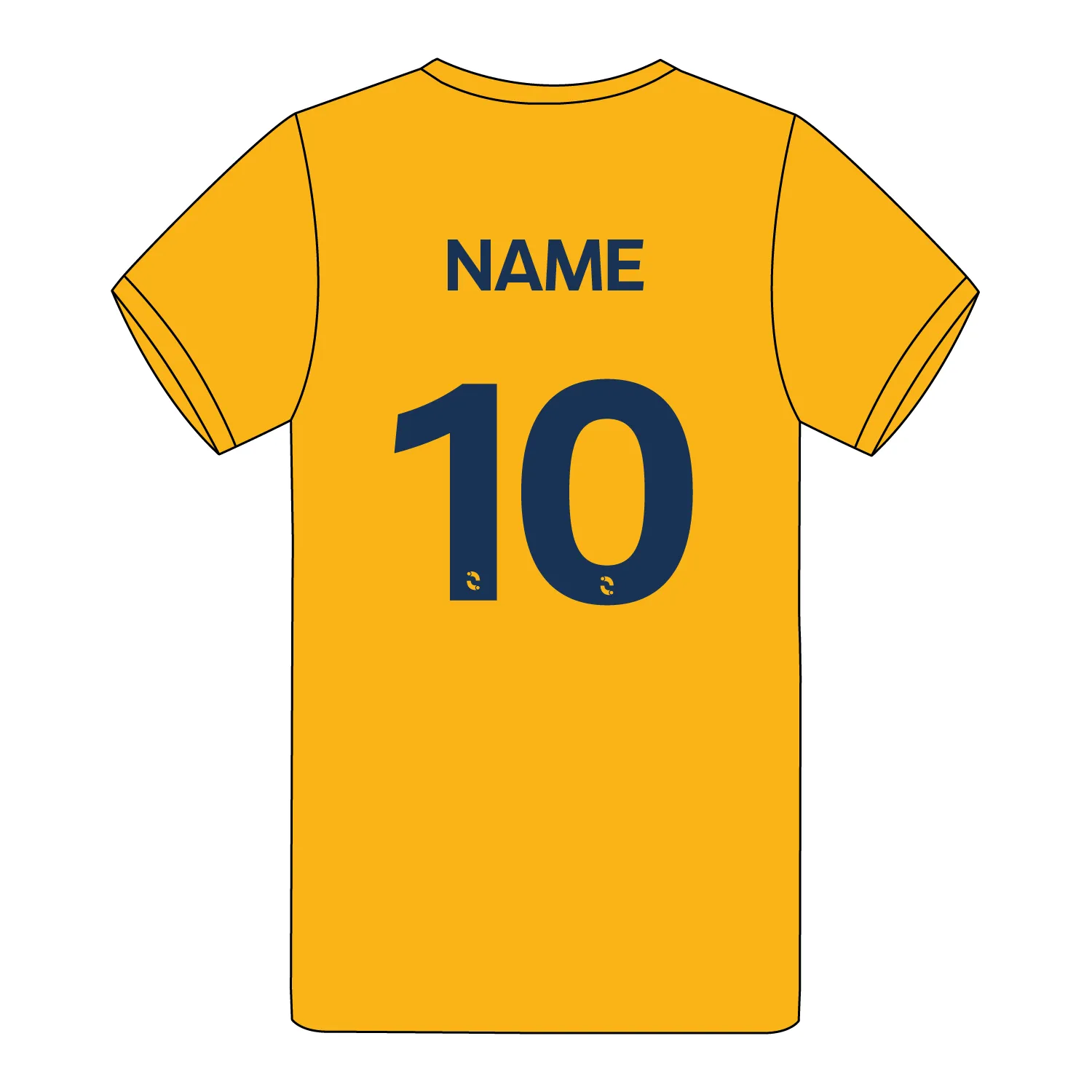ACS Egham Men's Tech T-Shirt - Gold