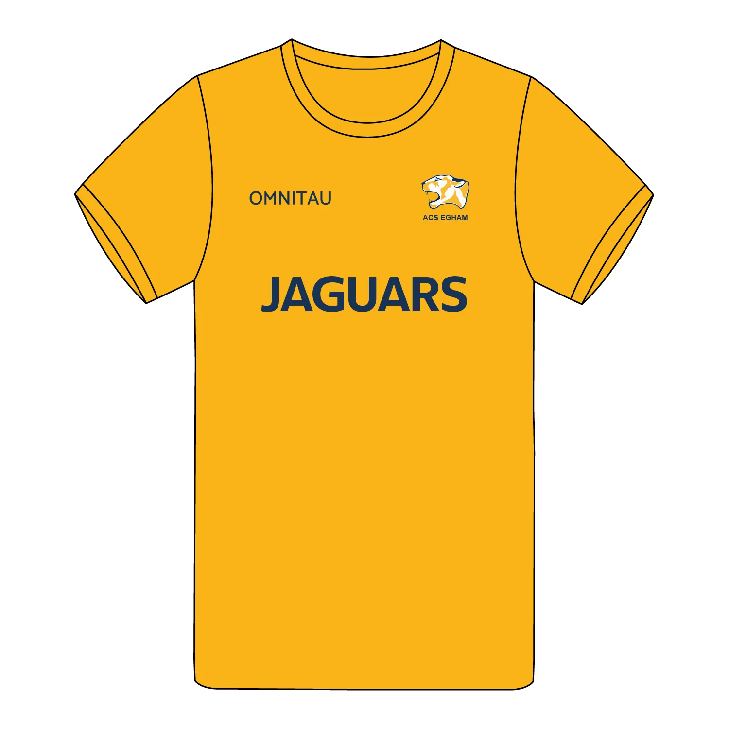 ACS Egham Men's Tech T-Shirt - Gold