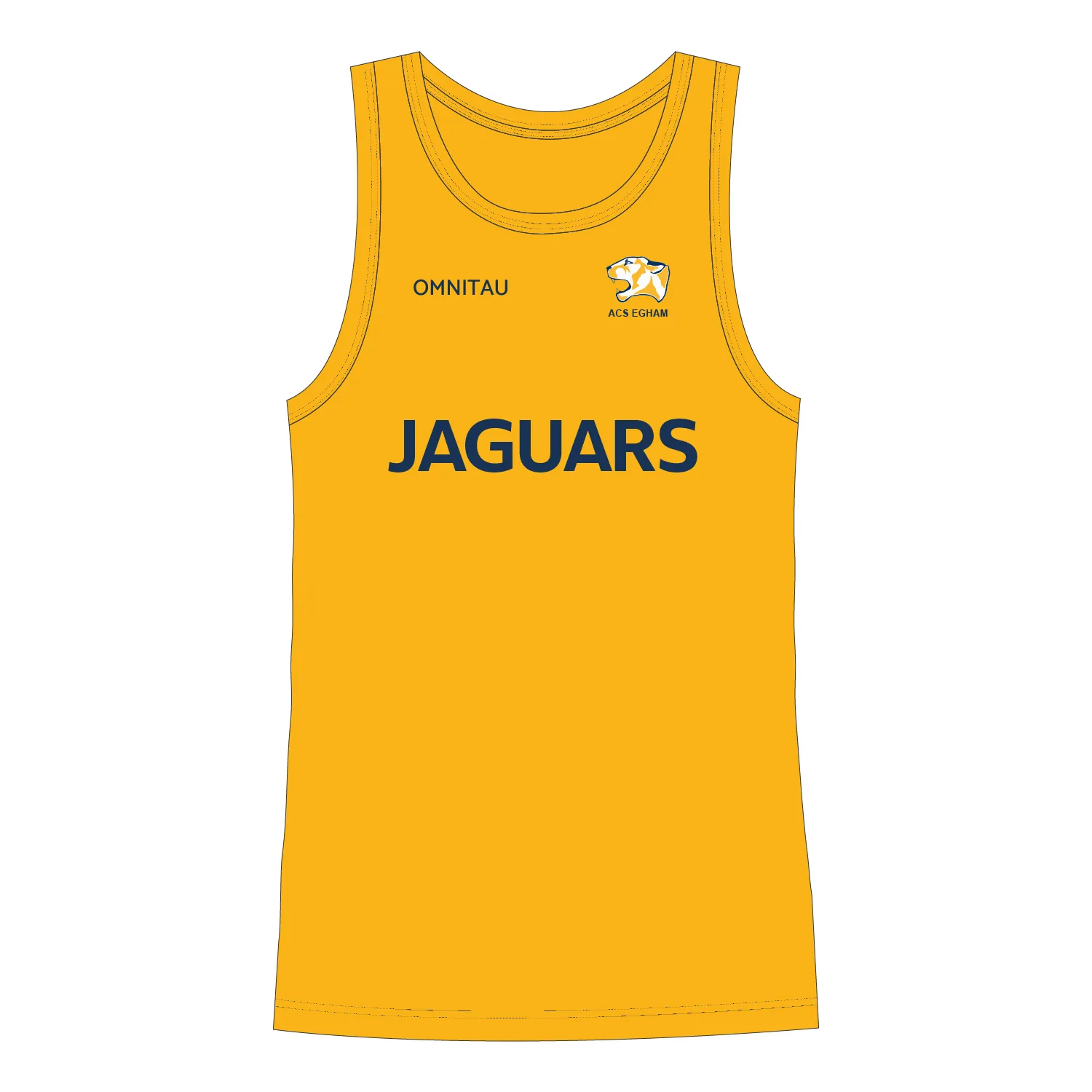 ACS Egham Women's Athletics Vest - Gold
