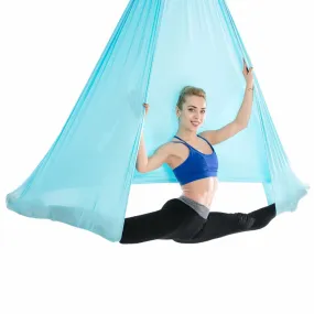 Aerial Flying Yoga Hammock Anti-Gravity Yoga Swing Belts Yoga Fabric Training Equipment For Pilates Body Shaping 5 Meter