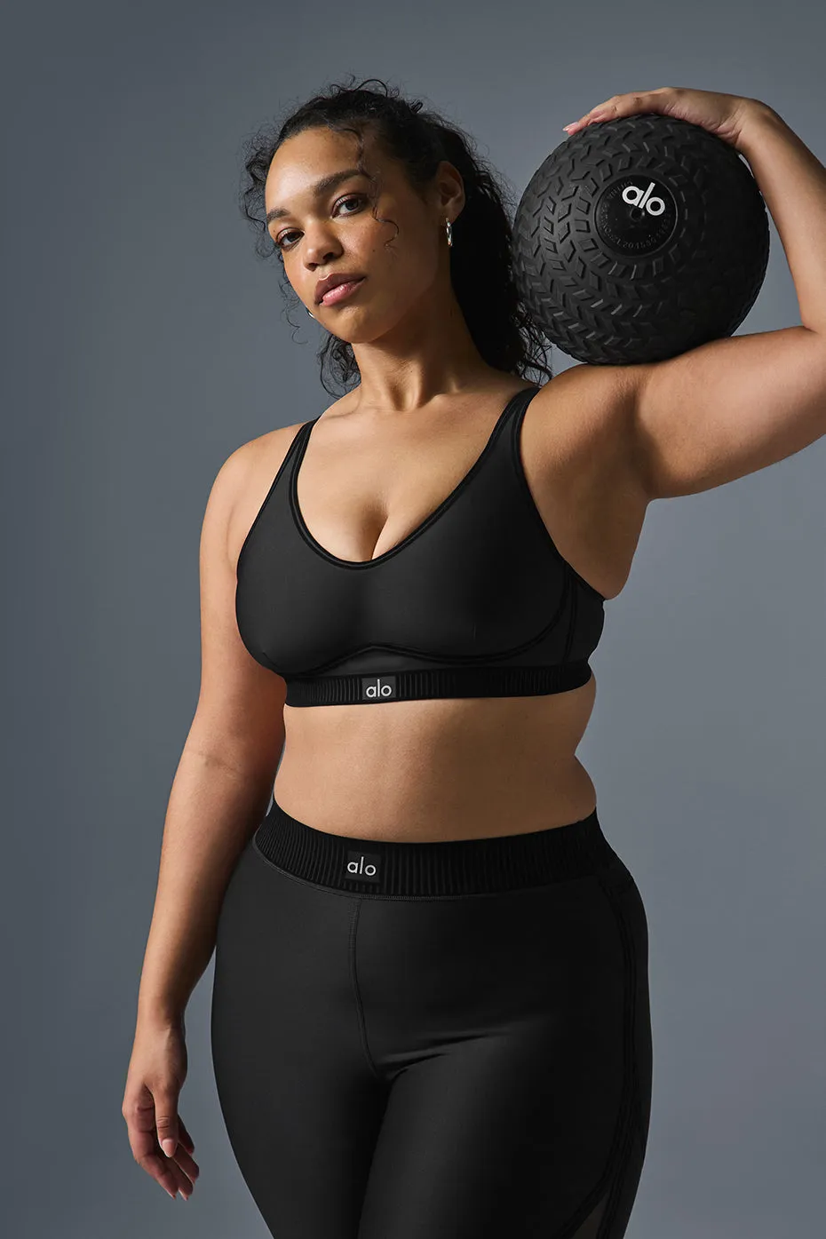 Black Airlift Line-Up Supportive Bra