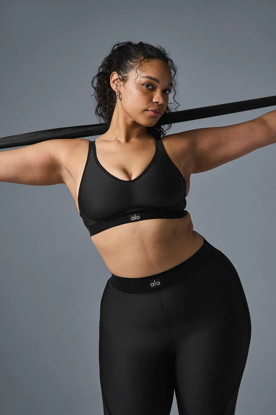 Black Airlift Line-Up Supportive Bra