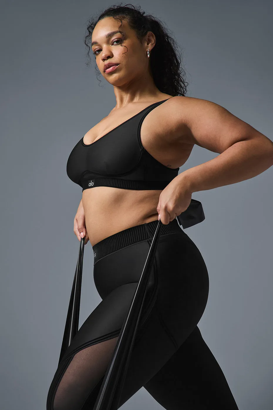 Black Airlift Line-Up Supportive Bra