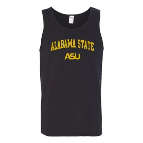 Alabama State University Hornets Arch Logo Tank Top - Black