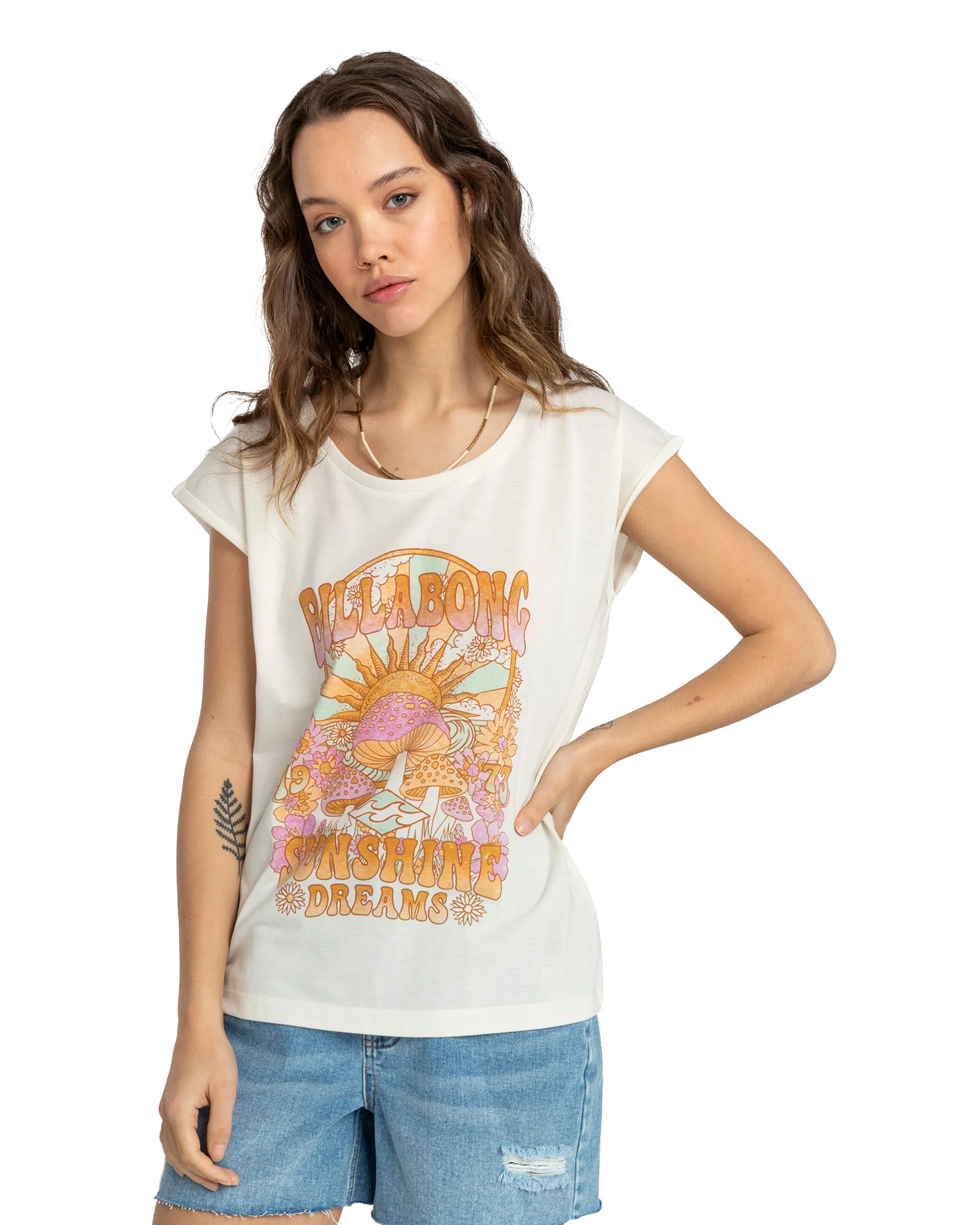 All Night T-Shirt in Salt Crystal
