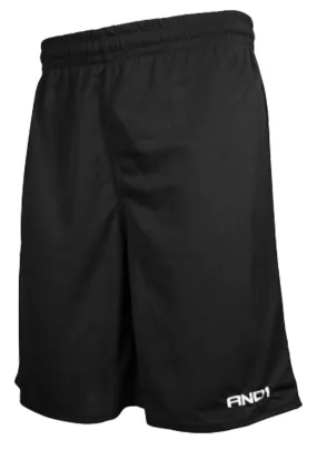 Mens & Juniors And1 No Sweat Black Basketball Shorts - Style 3056 001 BLK