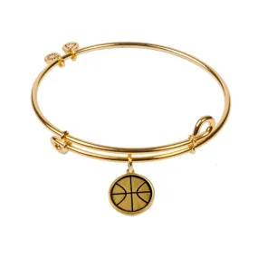 Basketball, Bangle 18K Gold Plated