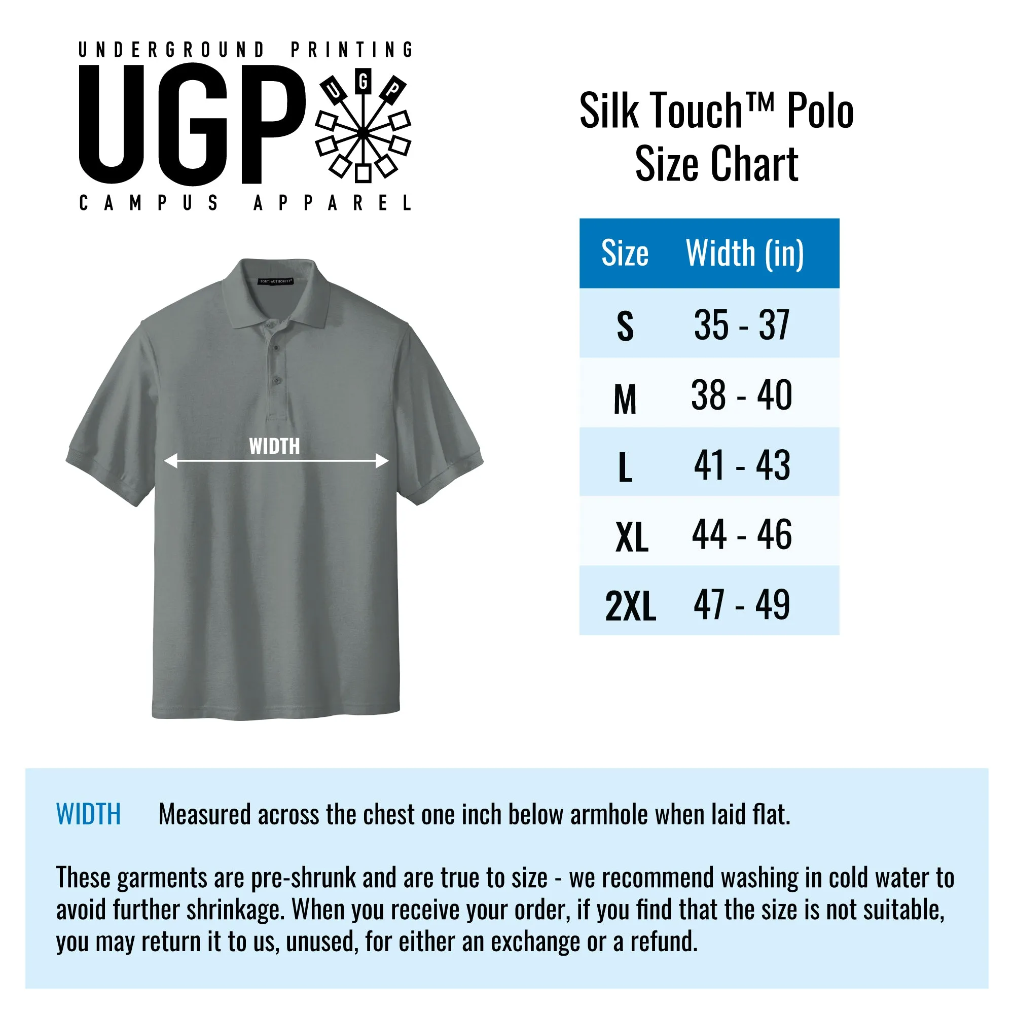 BGSU Primary Logo Silk Touch Polo - Orange