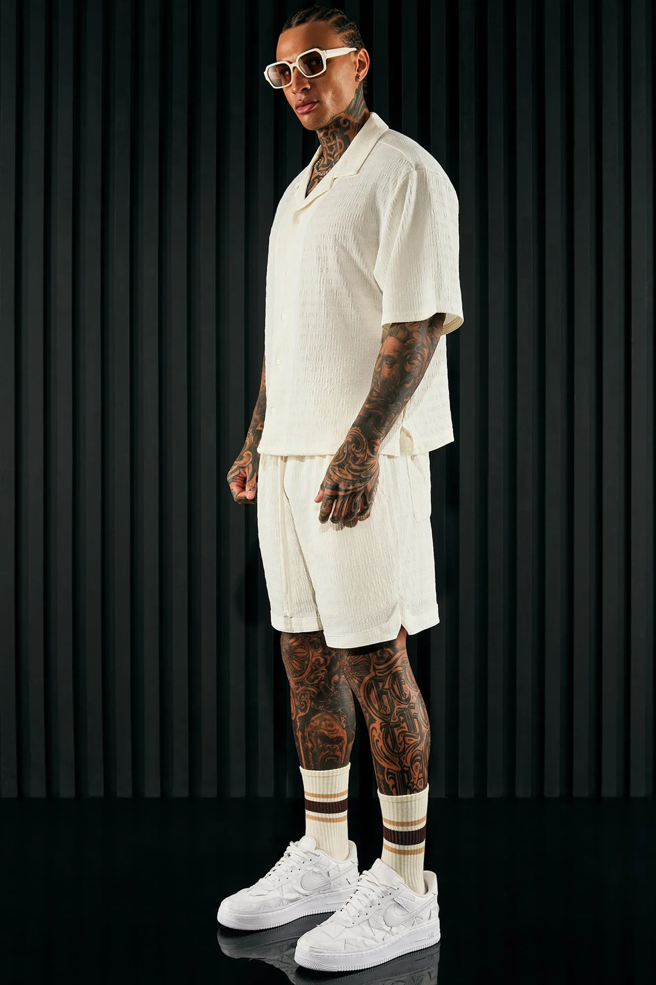 Boca Basketball Shorts - White