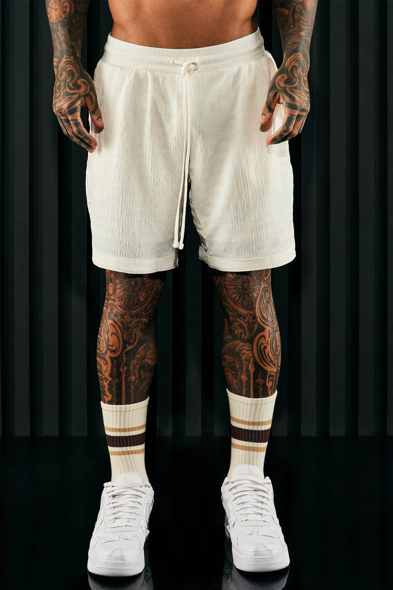 Boca Basketball Shorts - White