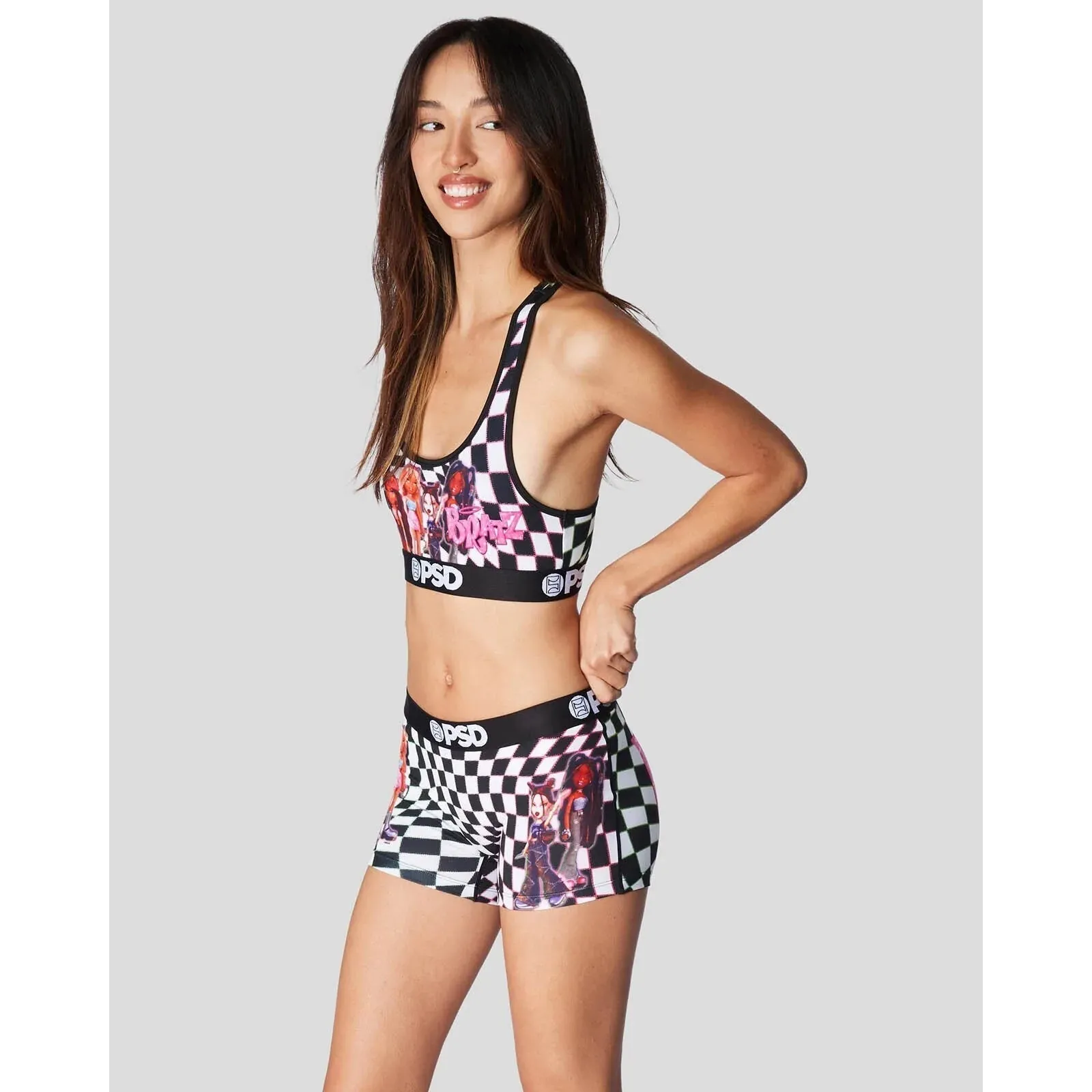 Bratz Checker Sports Bra