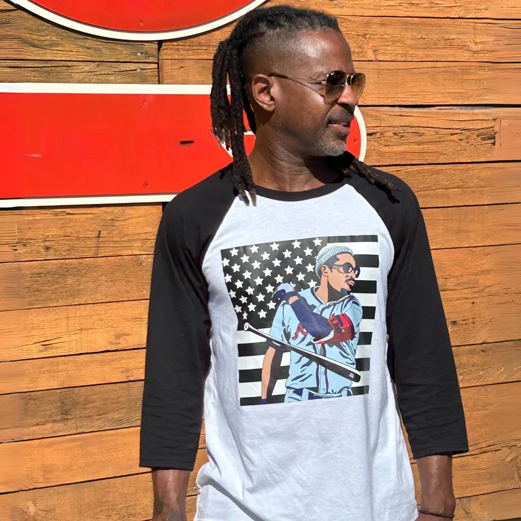 Braves 3000 Raglan Tee