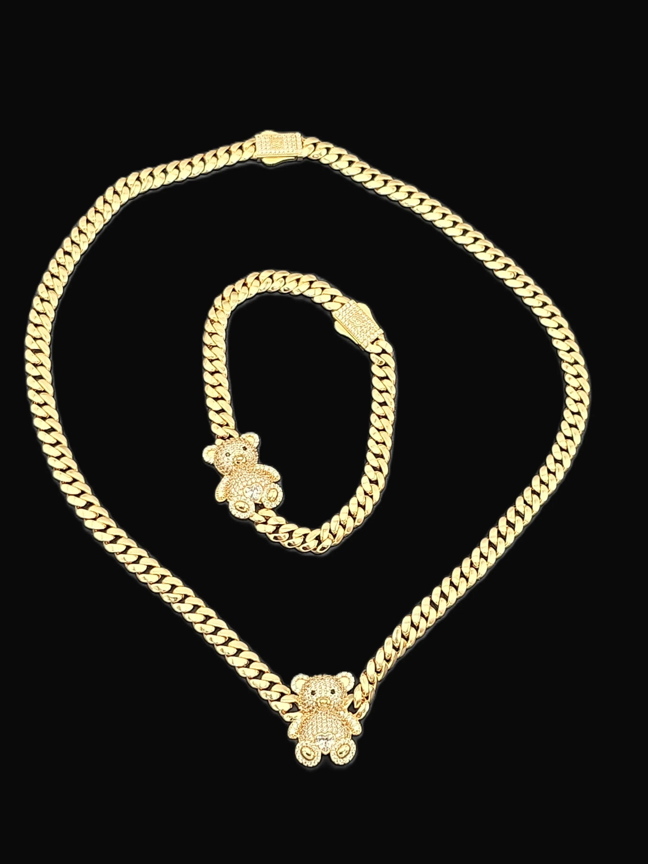 BRCS-13 Sets (Monaco Cuban Love Bear Chain Sets)