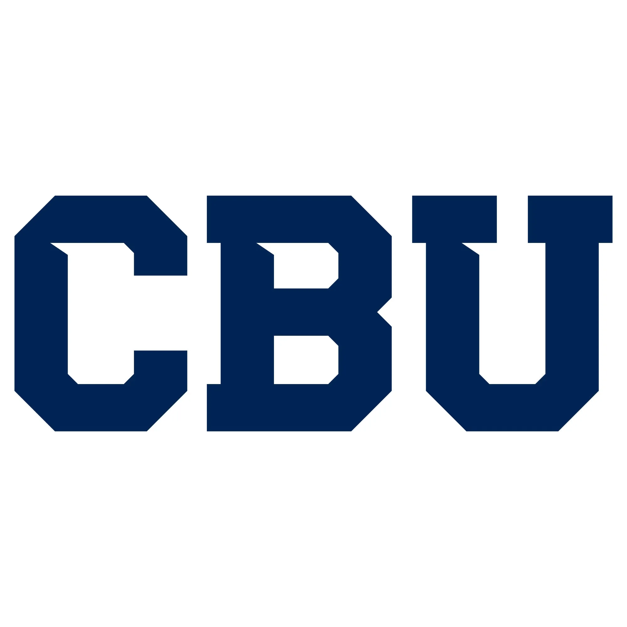 California Baptist University Lancers Basic Block Long Sleeve T Shirt - White
