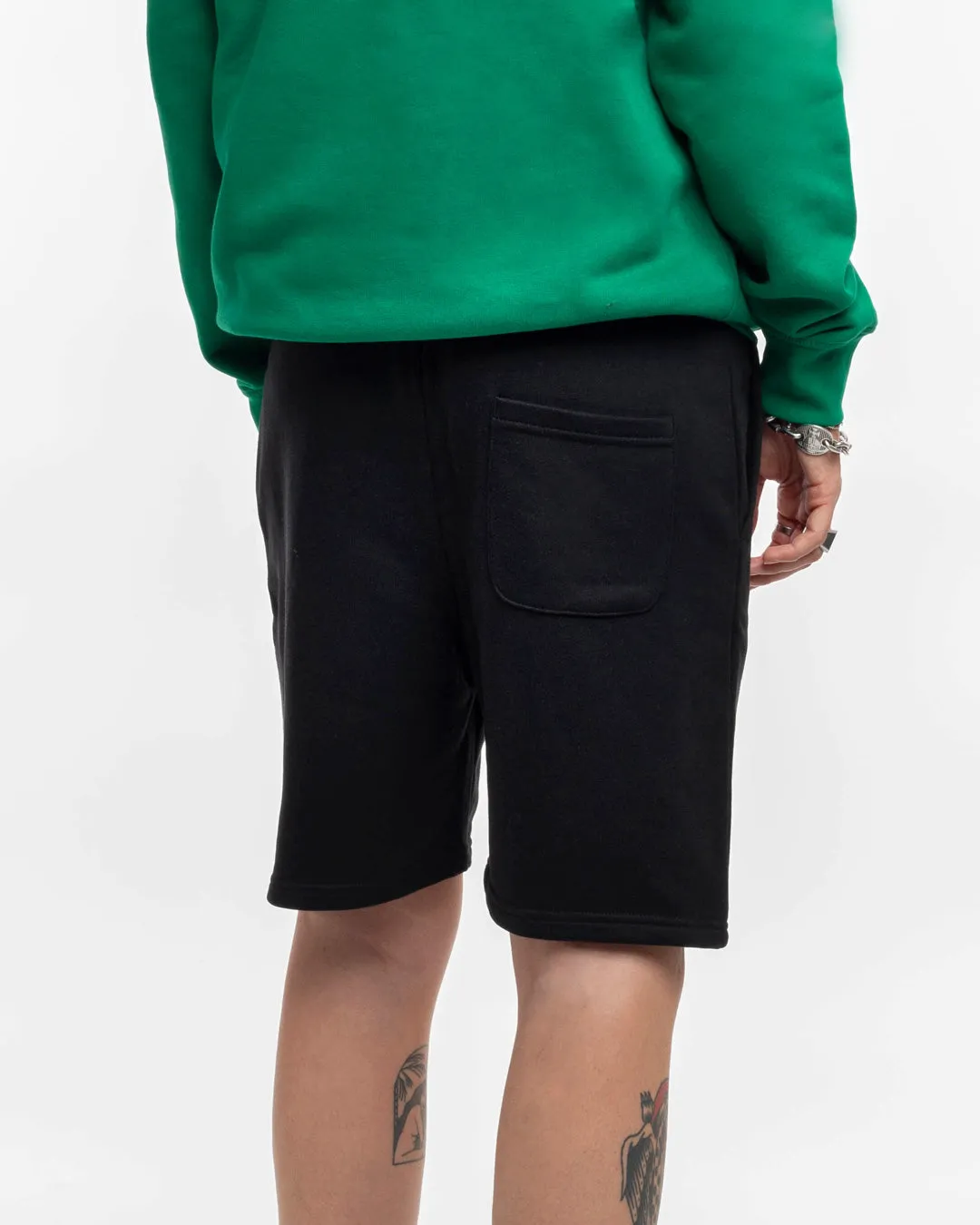 Cherry Jogger Shorts - Black - ORGANIC X RECYCLED