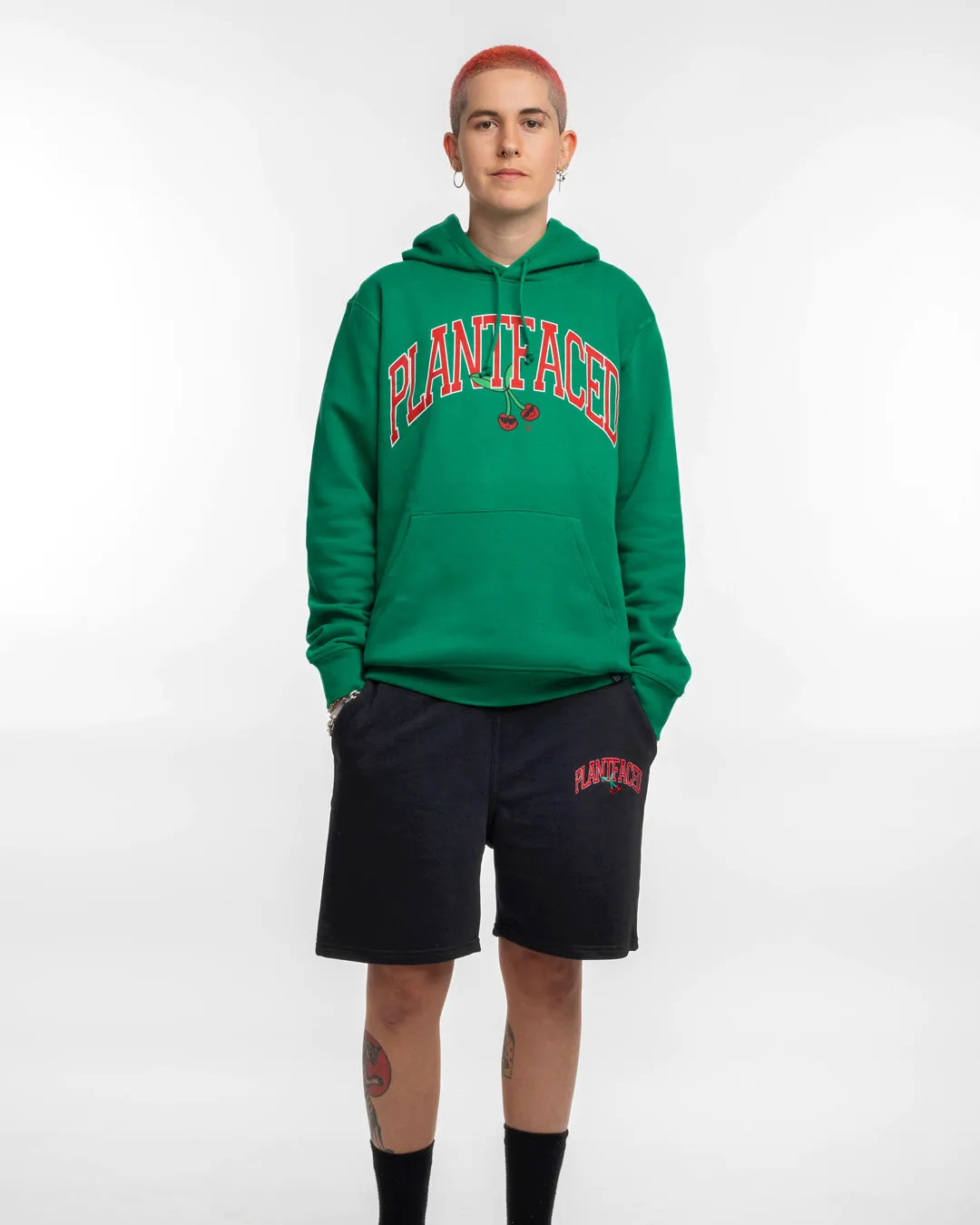 Cherry Jogger Shorts - Black - ORGANIC X RECYCLED