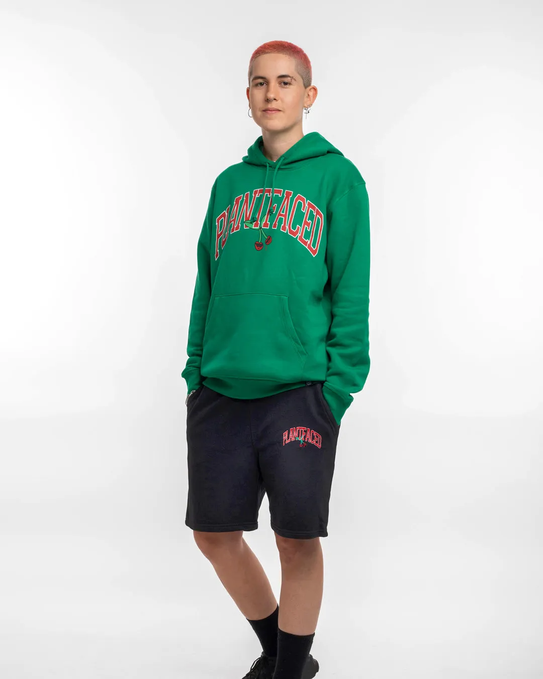 Cherry Jogger Shorts - Black - ORGANIC X RECYCLED