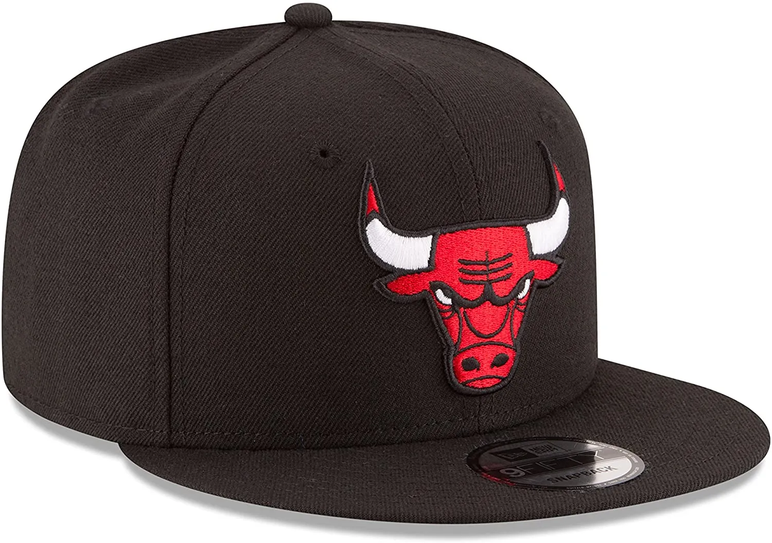 Chicago Bulls Basketball NBA New Era 9Fifty Black Snapback New Era Hat Cap
