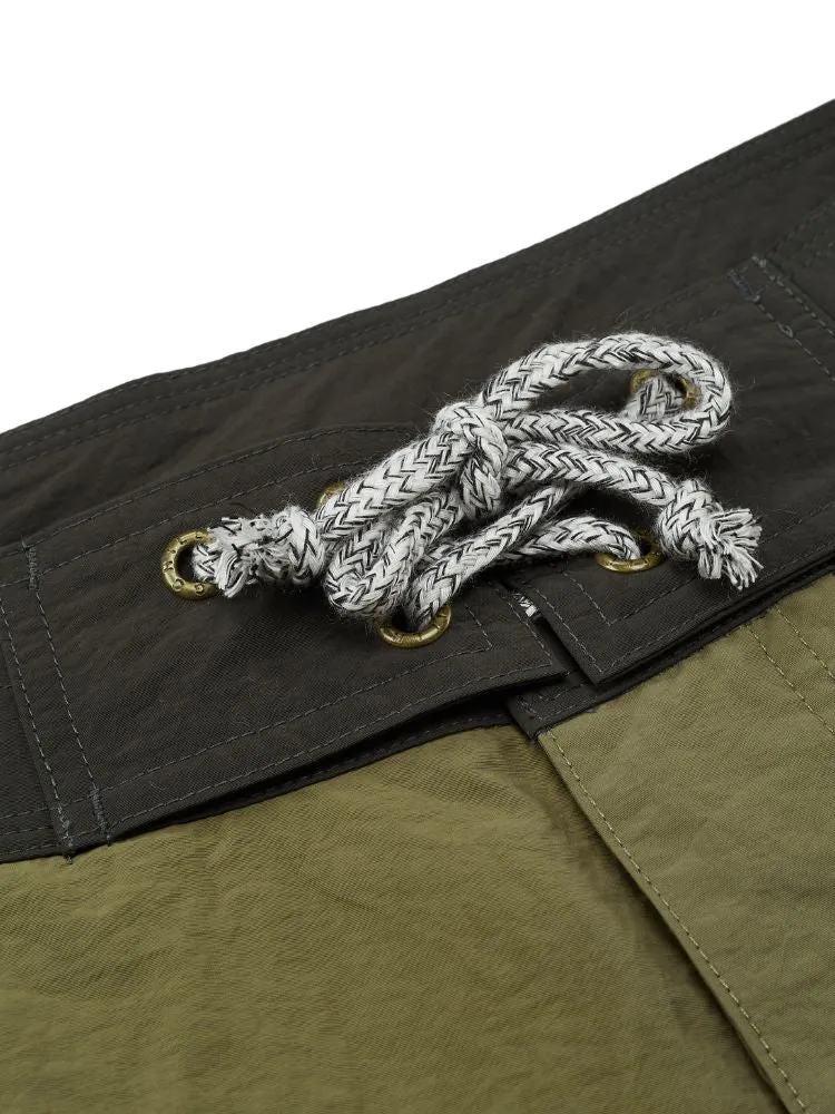 CHILLHANG Army Green Men's Fitness Shorts