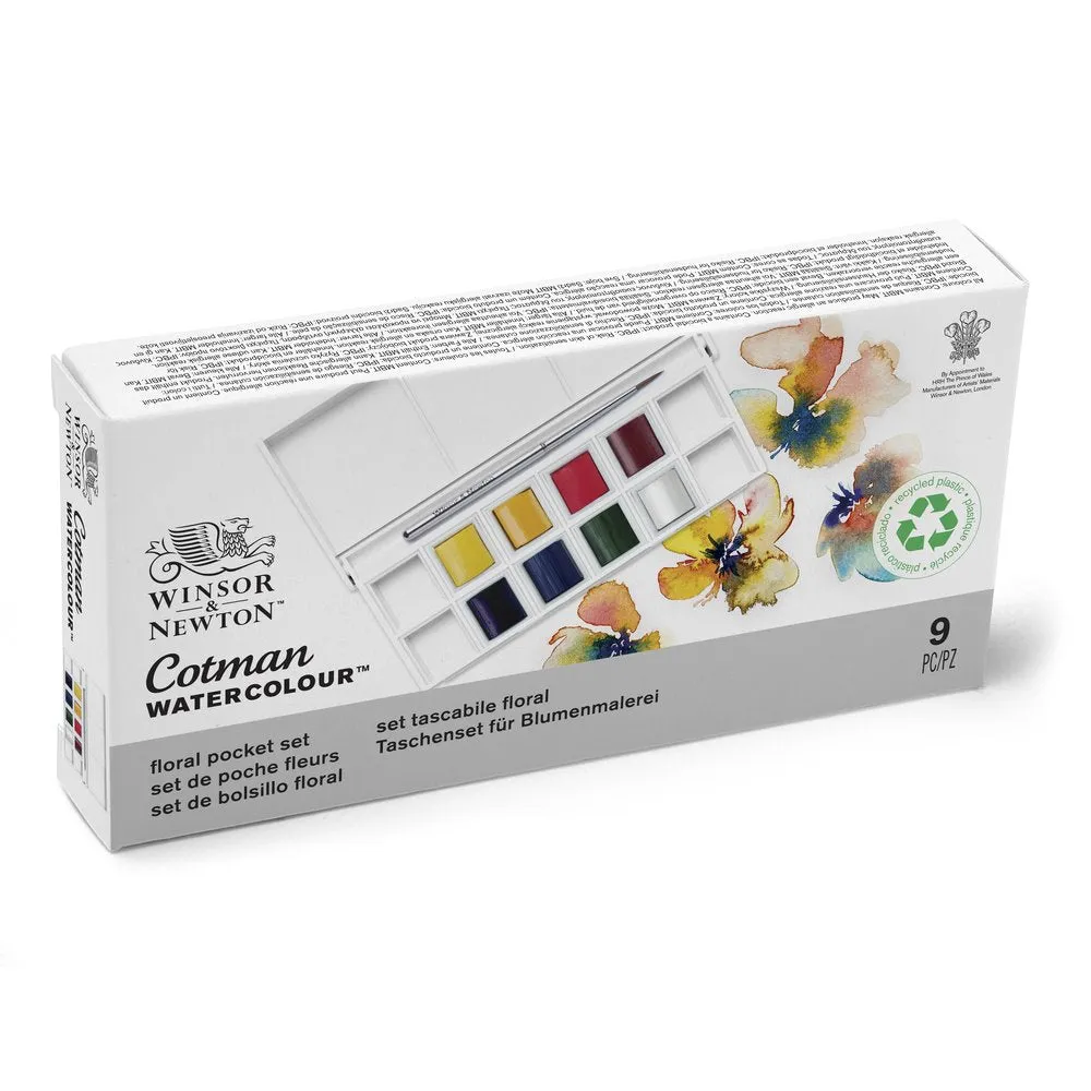 Cotman Watercolour Floral Pocket Set