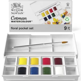 Cotman Watercolour Floral Pocket Set