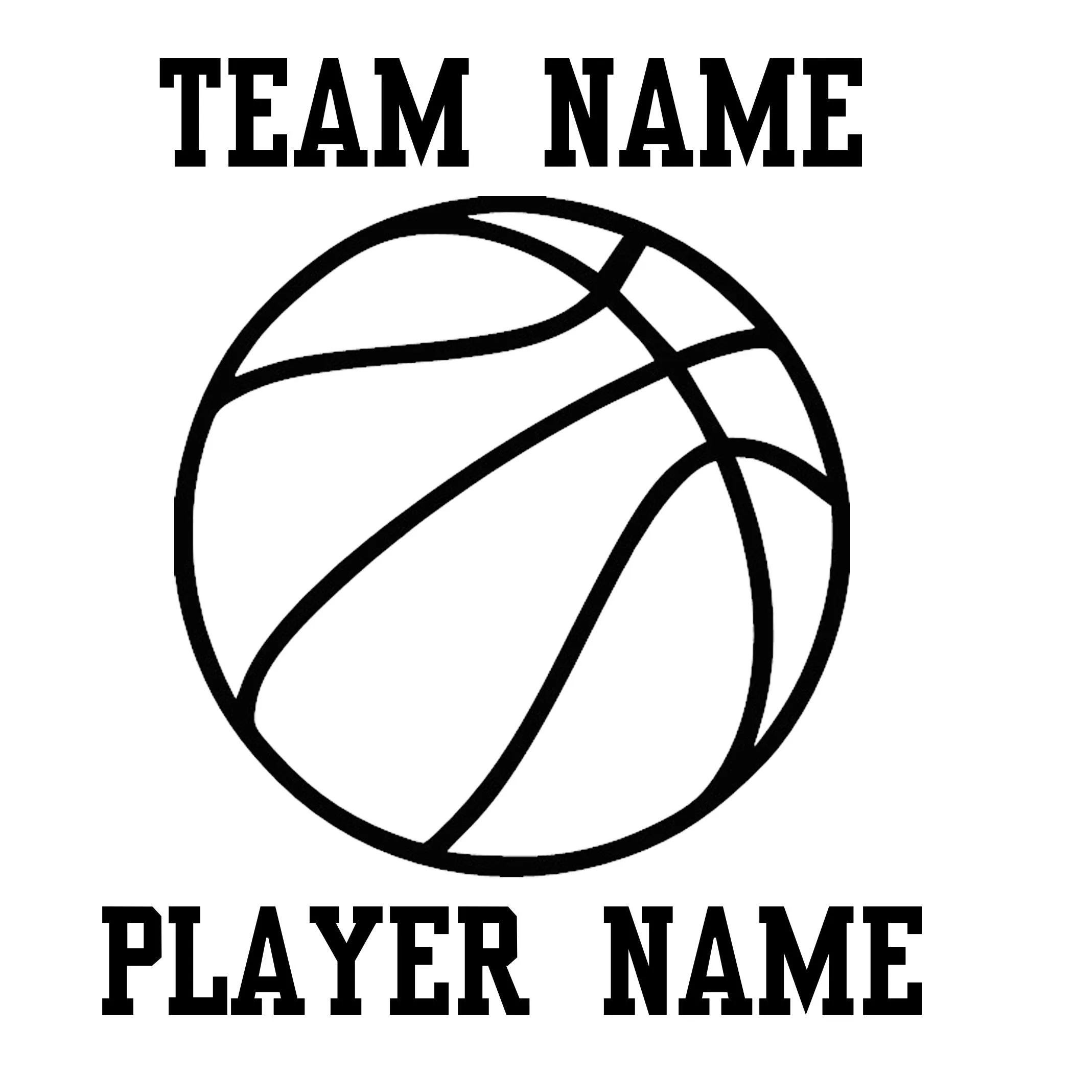 Custom Basketball Car Window Decal