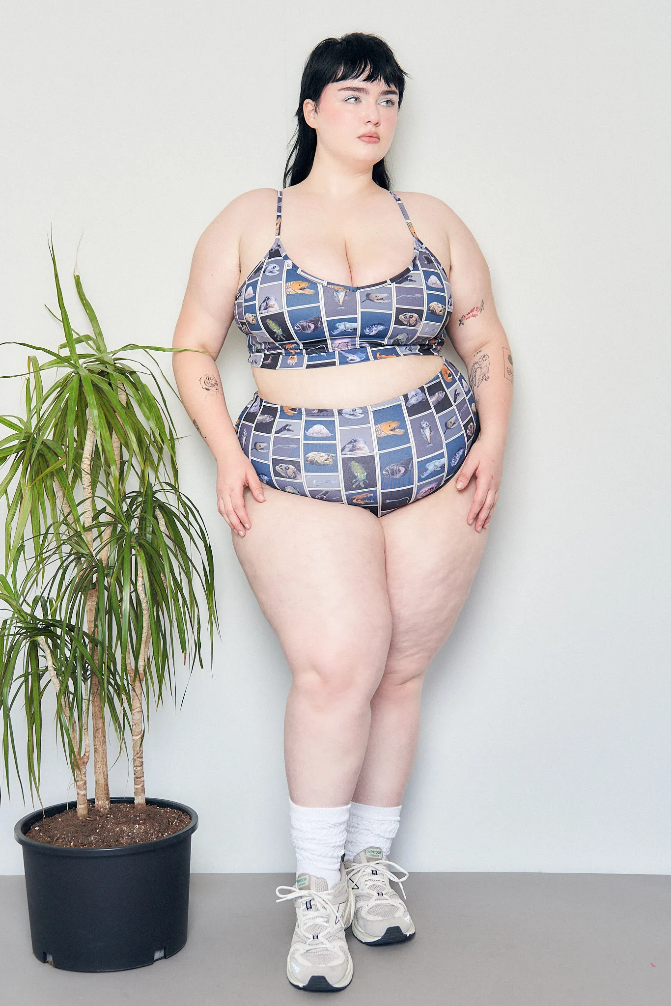 Cuter Fish High Waist Bikini Bottom