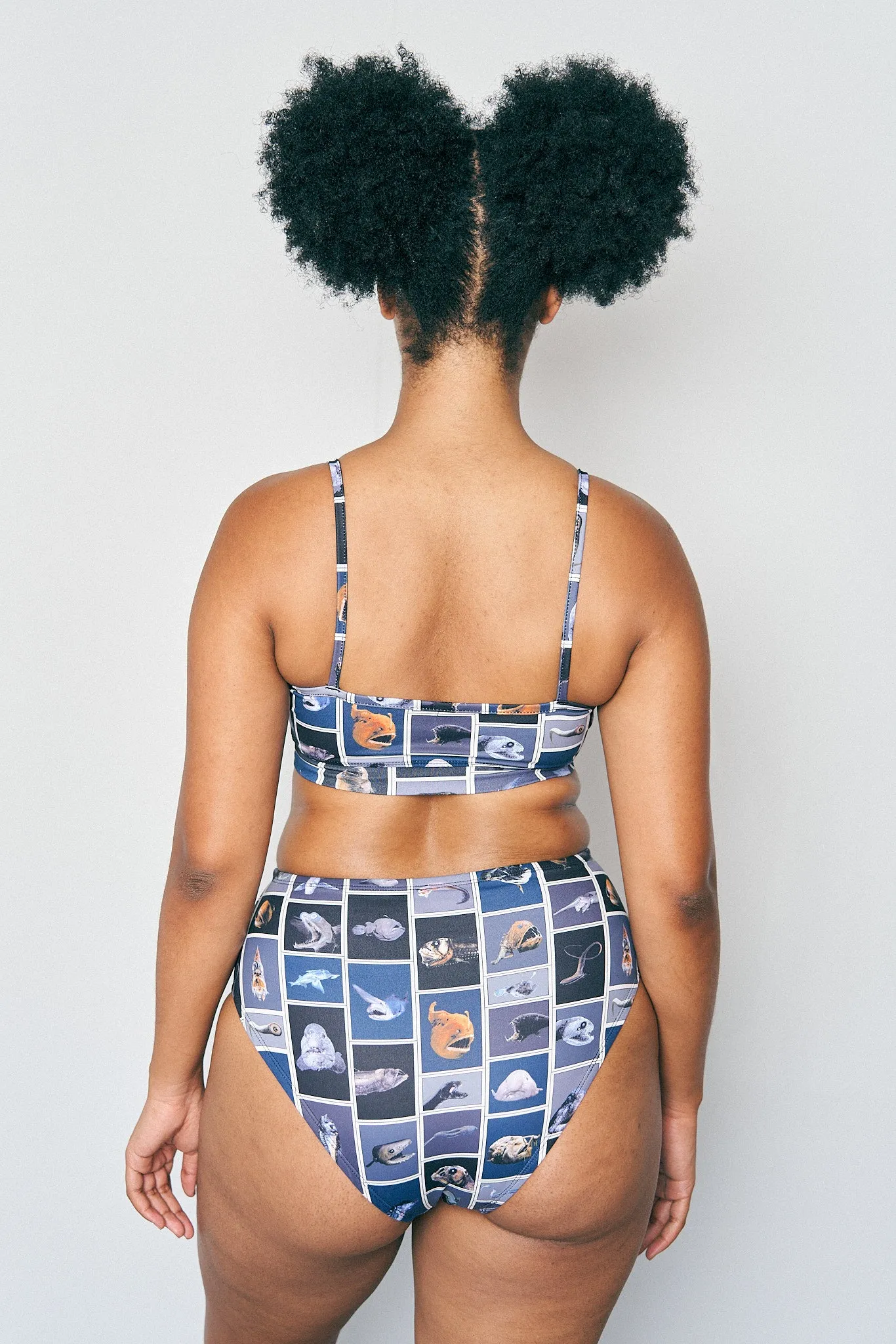 Cuter Fish High Waist Bikini Bottom