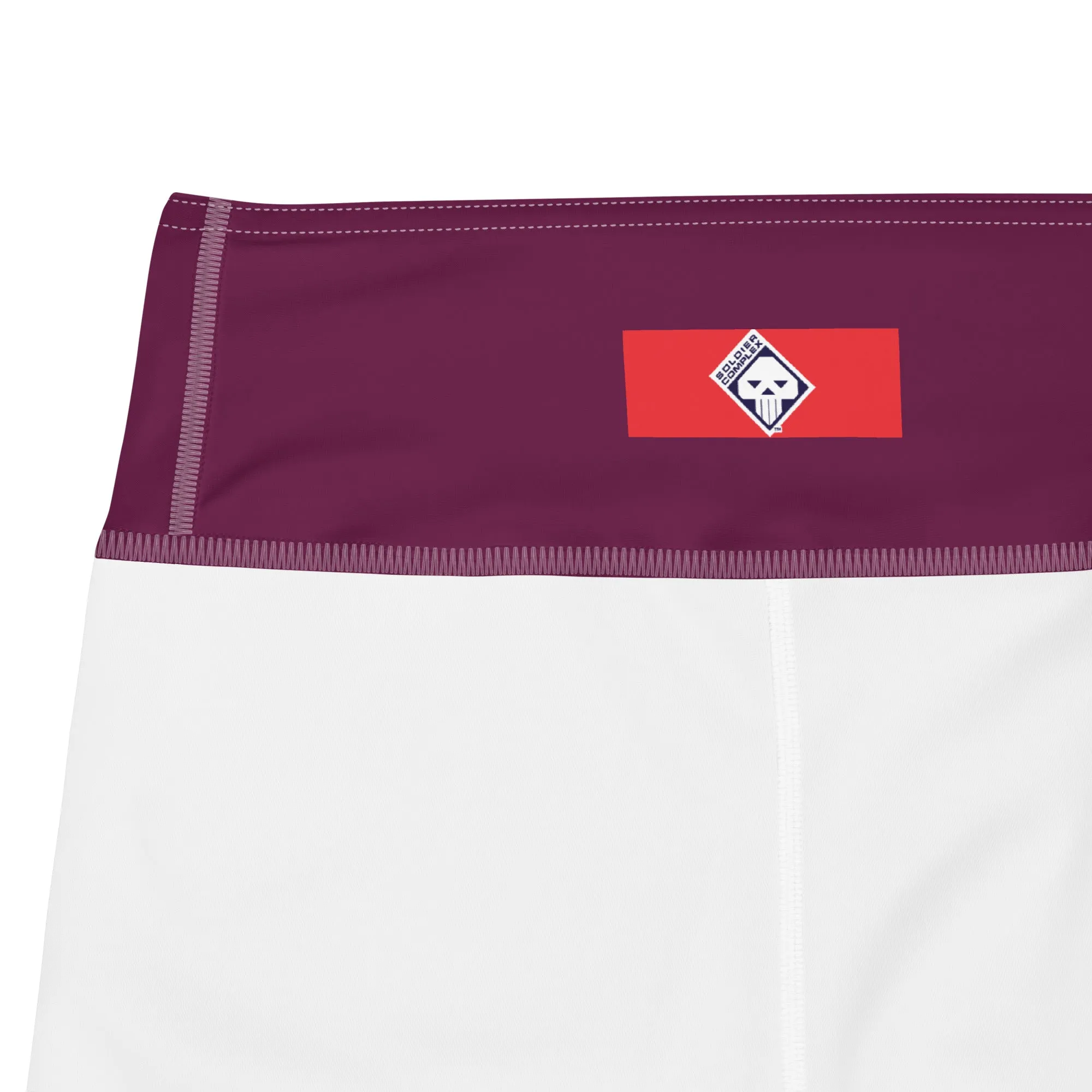 Daily Essentials: Women's Solid Color Workout Yoga Pants - Tyrian Purple