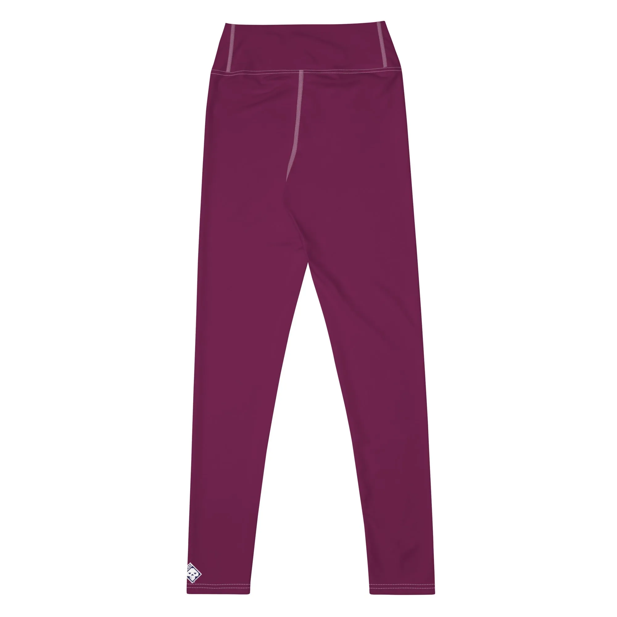 Daily Essentials: Women's Solid Color Workout Yoga Pants - Tyrian Purple