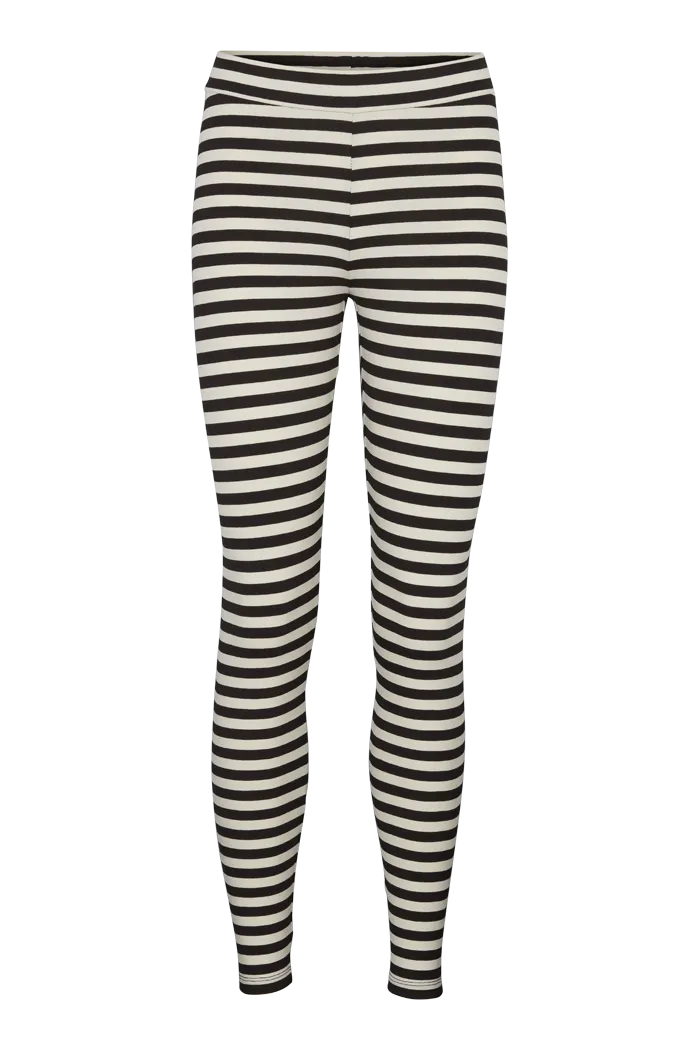 Elba Leggings GOTS - Black/Off White