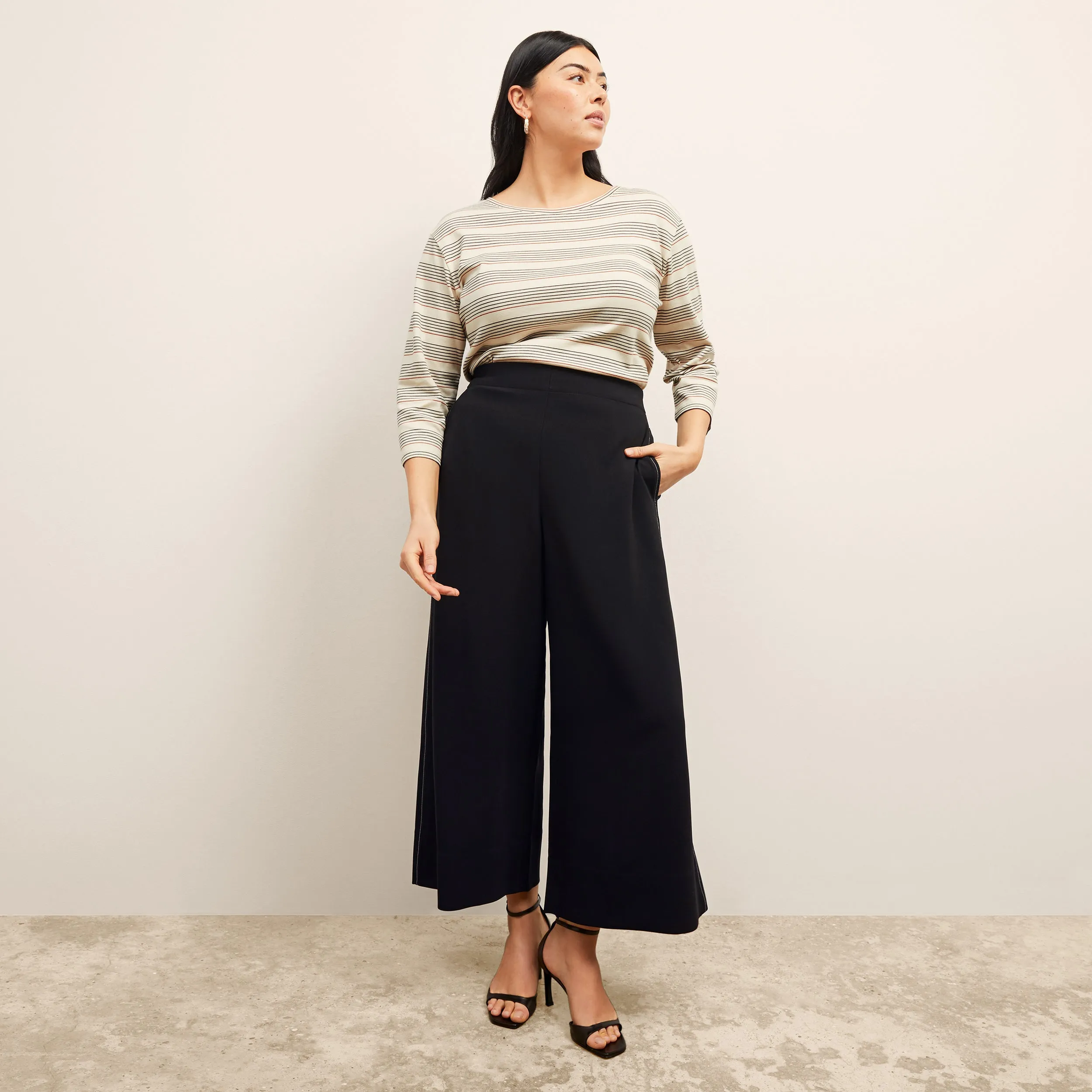 Elena Culotte - Everyday Crepe :: Black