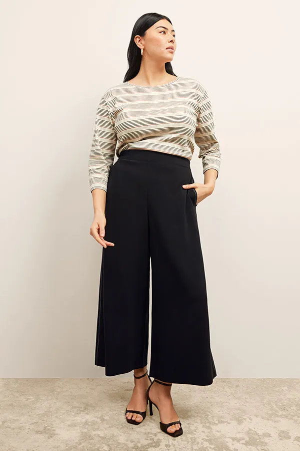 Elena Culotte - Everyday Crepe :: Black