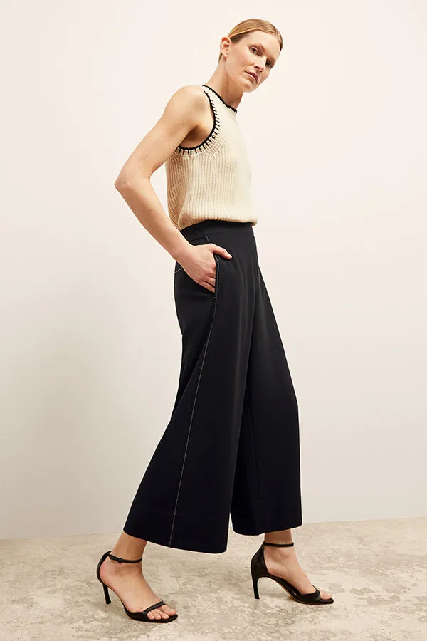 Elena Culotte - Everyday Crepe :: Black