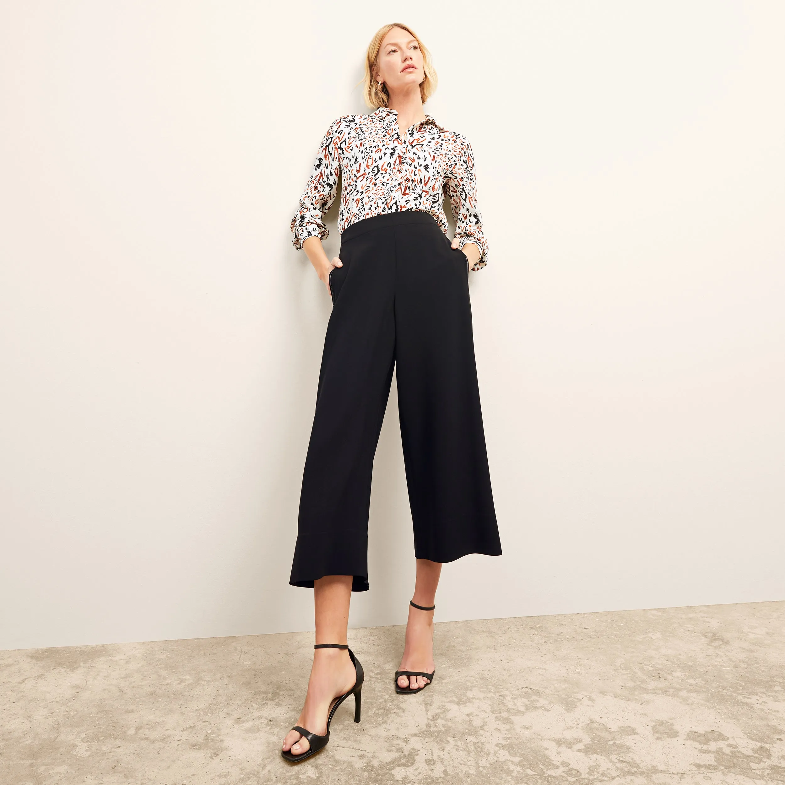 Elena Culotte - Everyday Crepe :: Black