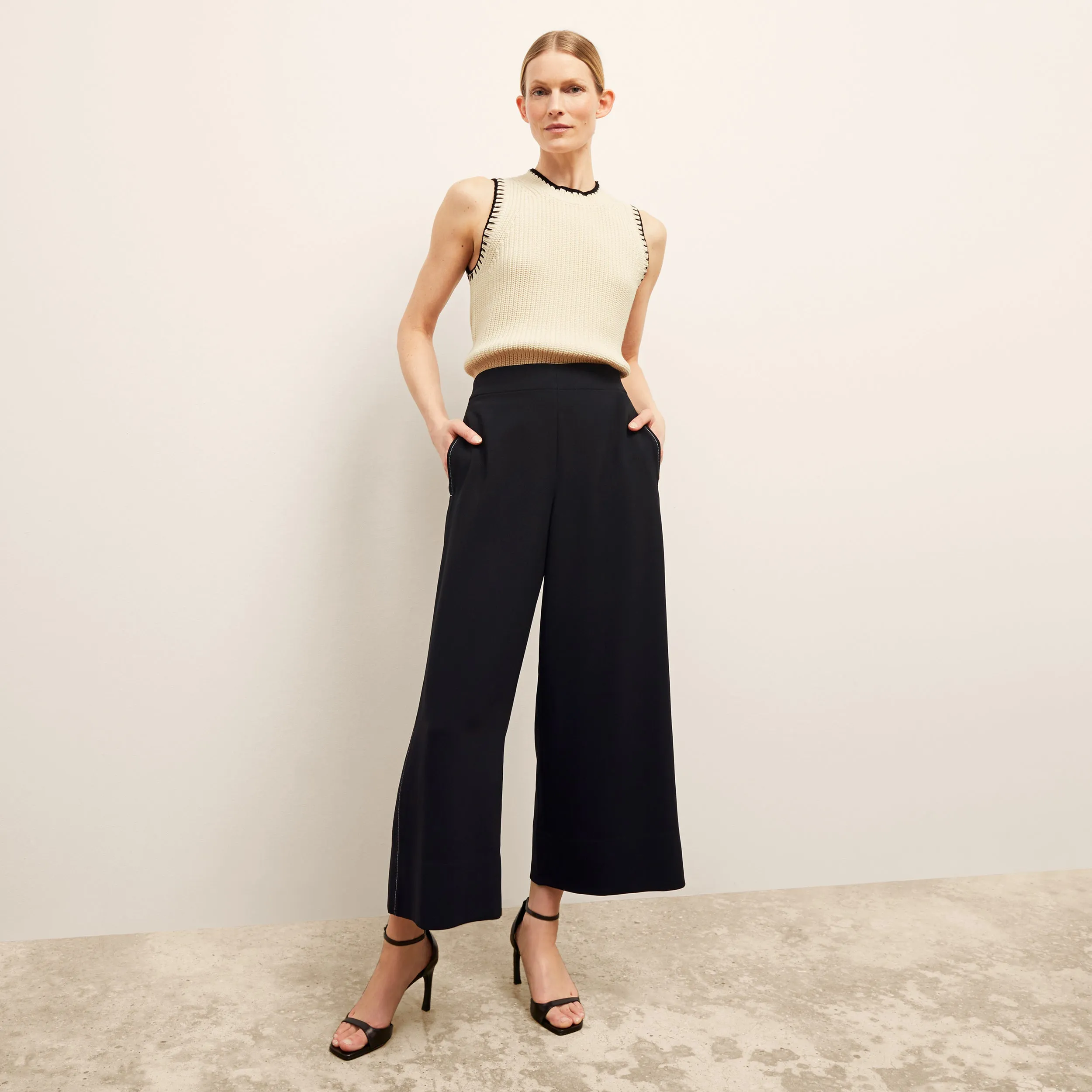 Elena Culotte - Everyday Crepe :: Black
