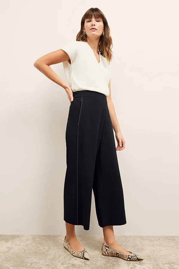 Elena Culotte - Everyday Crepe :: Black
