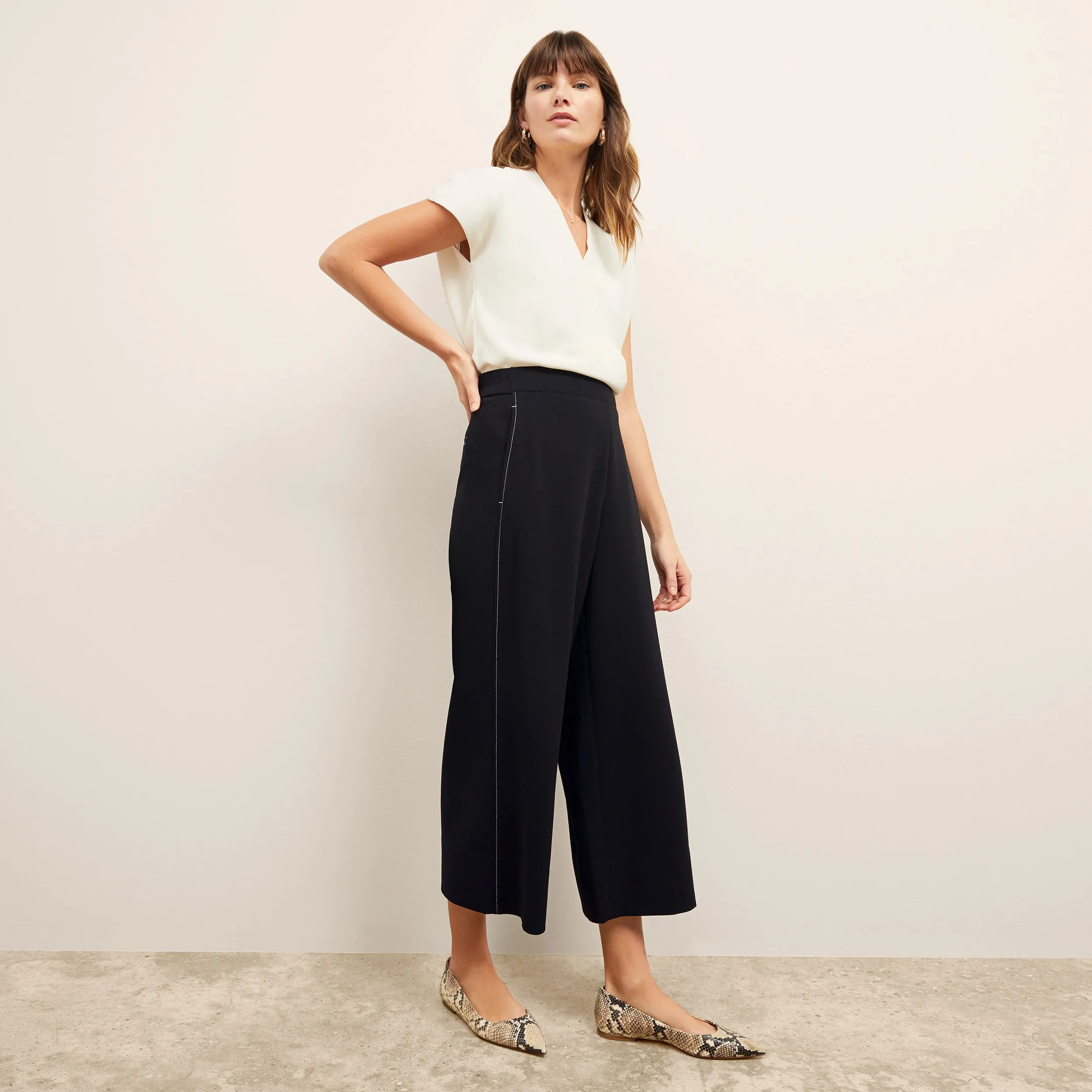 Elena Culotte - Everyday Crepe :: Black