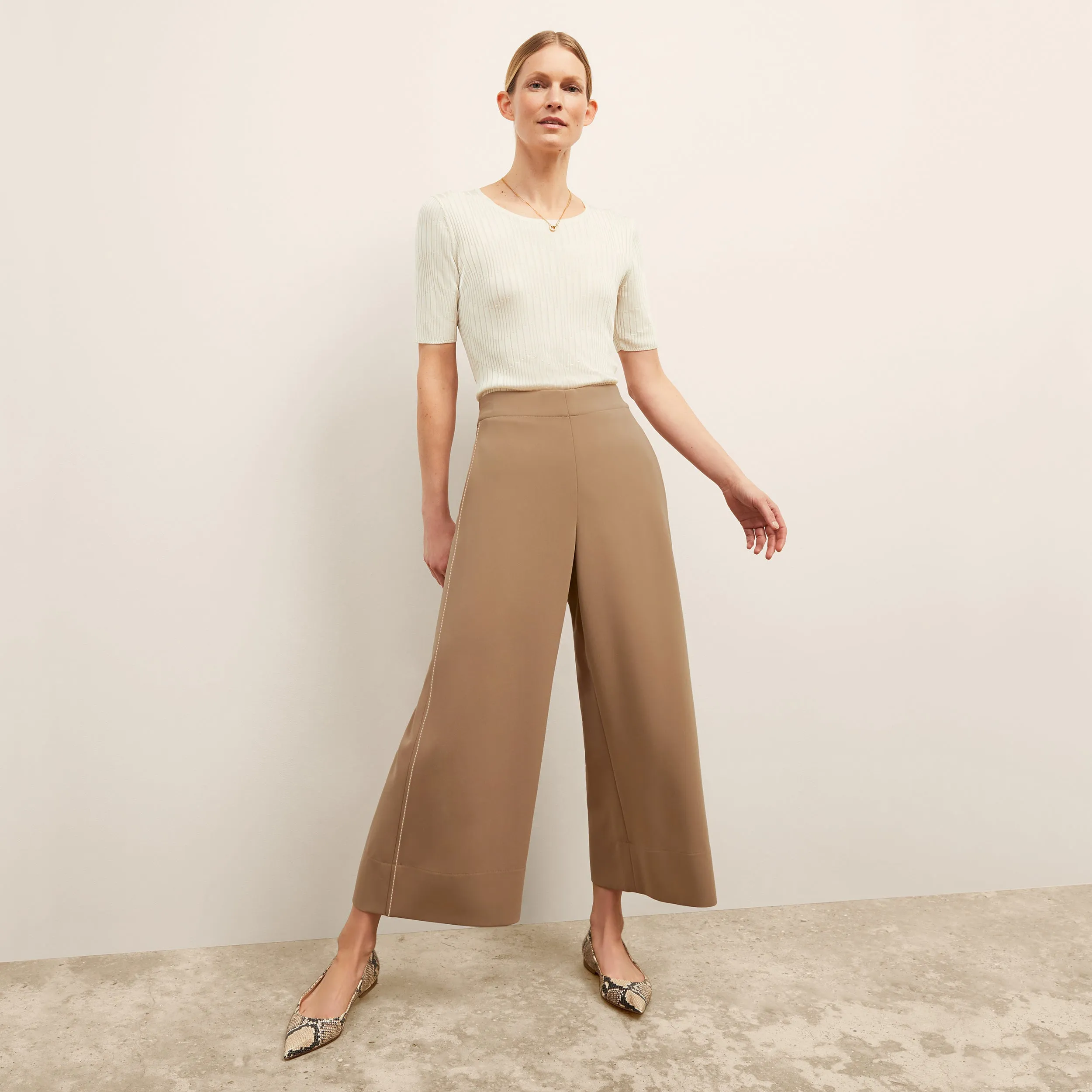 Elena Culotte  -  Everyday Crepe :: Light Saddle