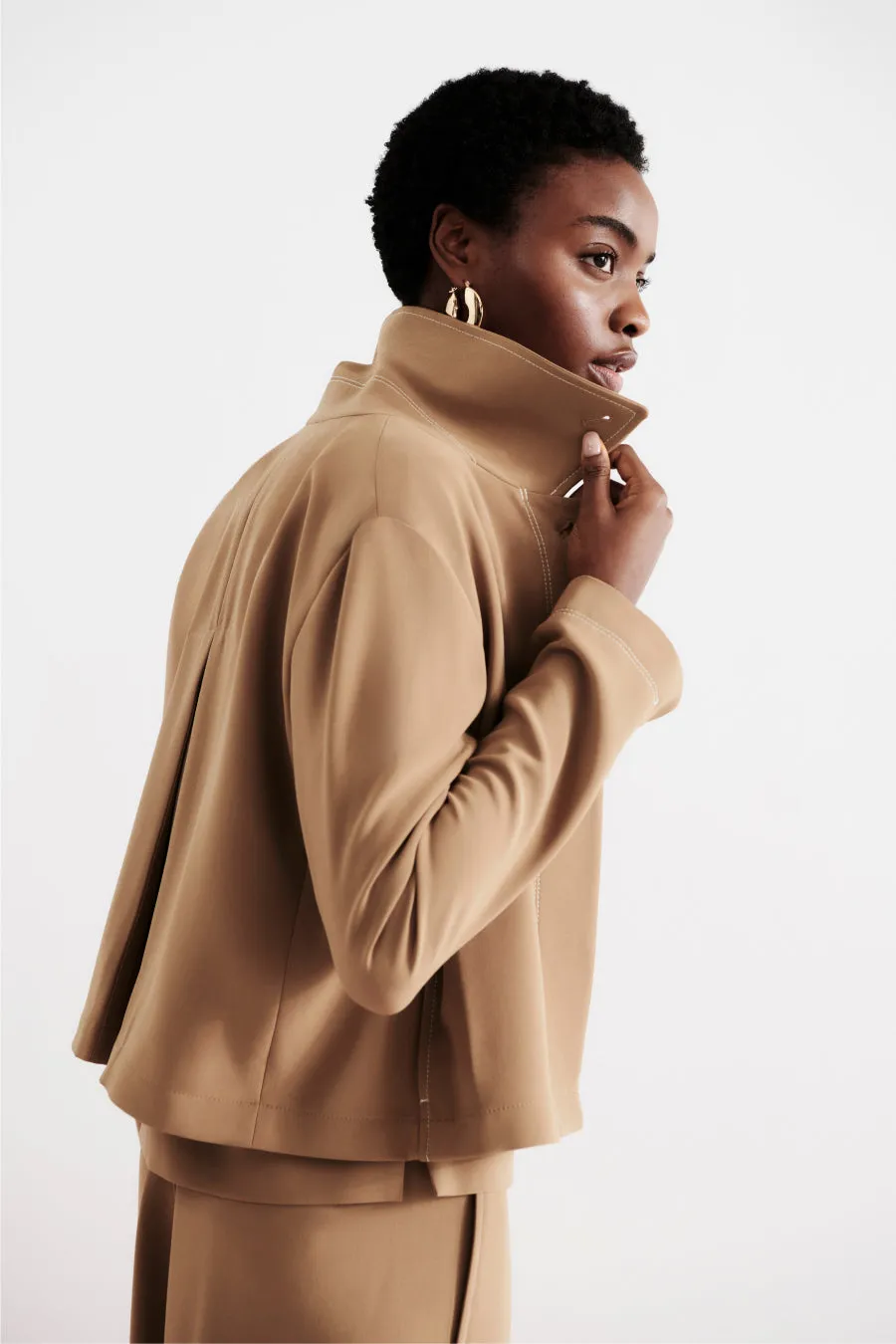 Elena Culotte  -  Everyday Crepe :: Light Saddle