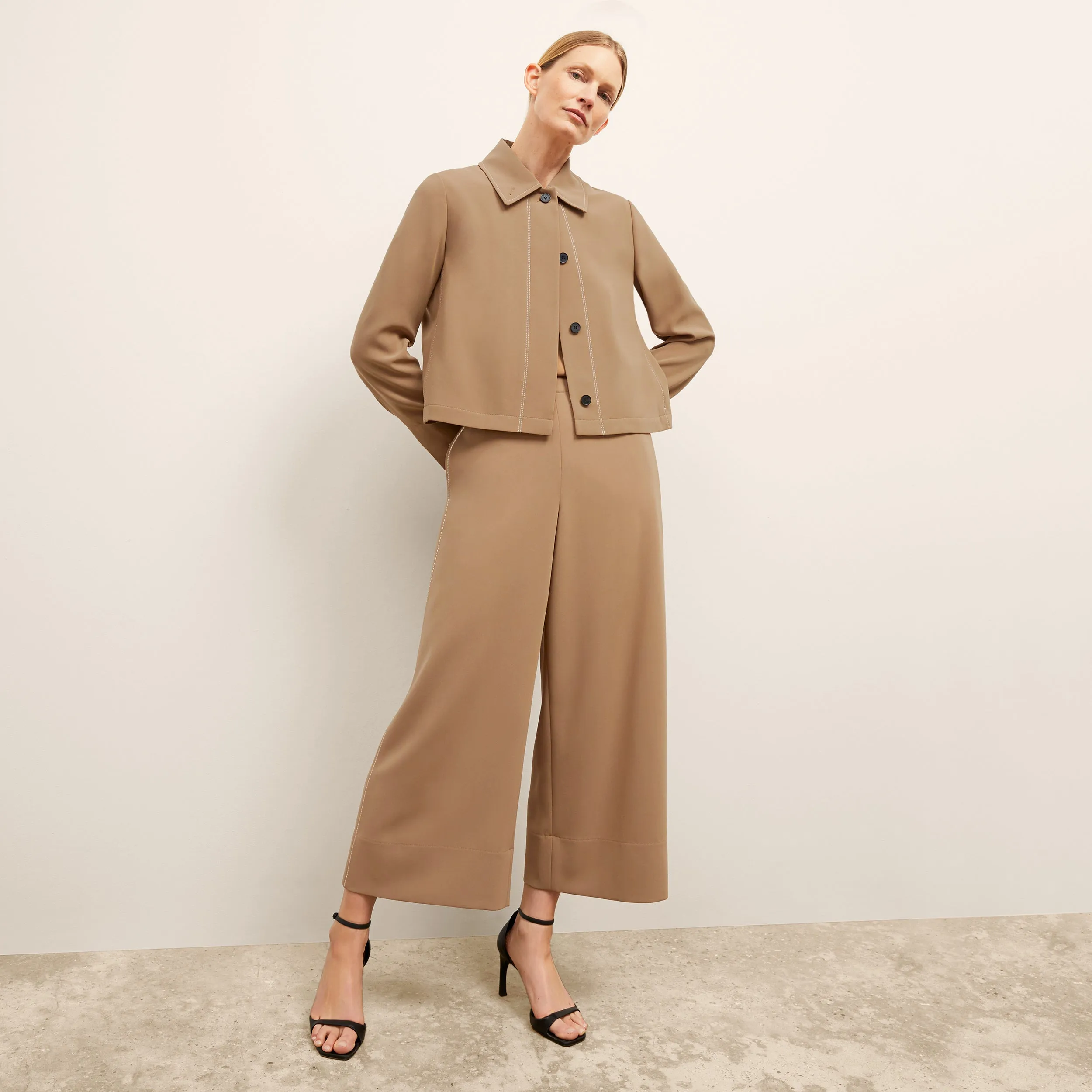 Elena Culotte  -  Everyday Crepe :: Light Saddle