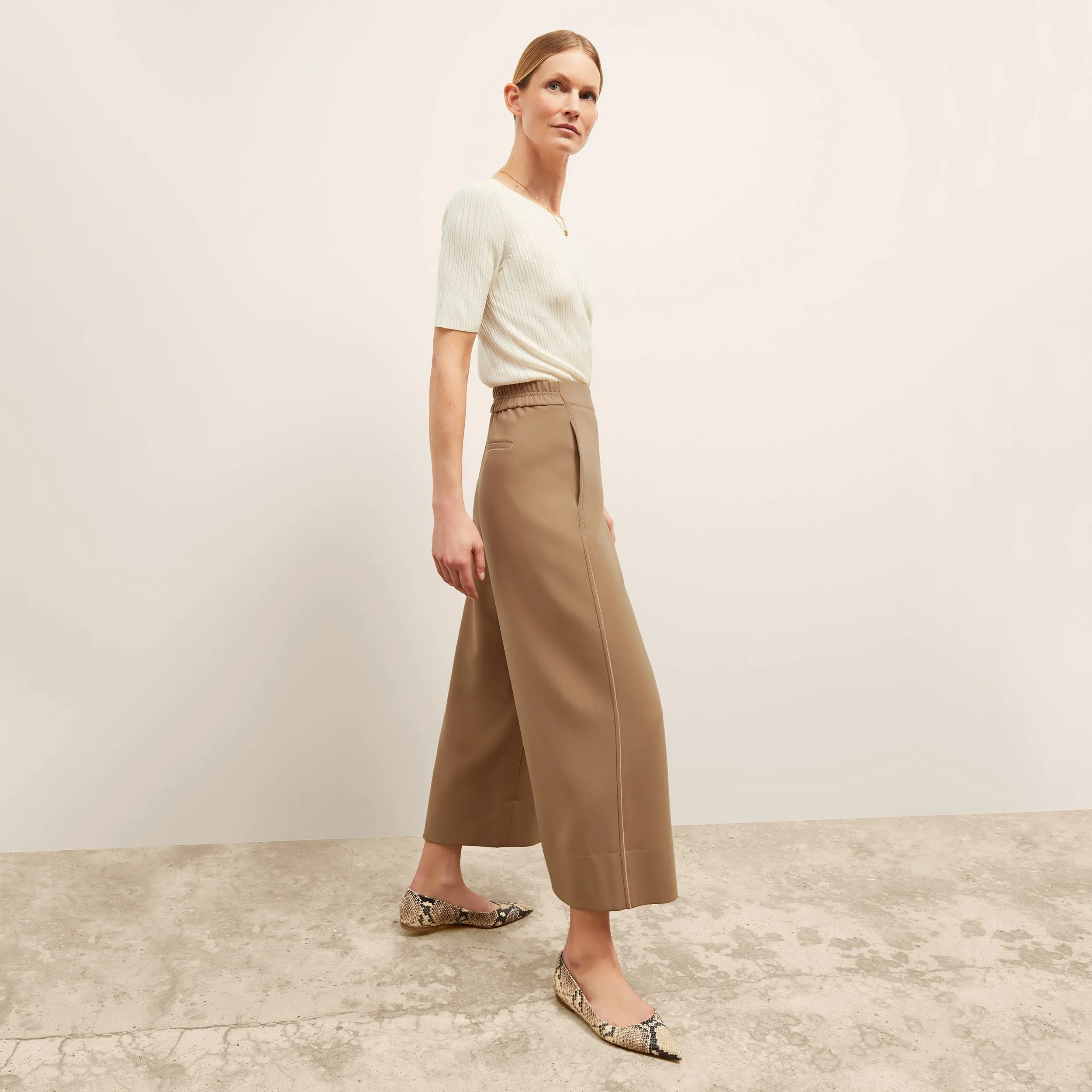 Elena Culotte  -  Everyday Crepe :: Light Saddle